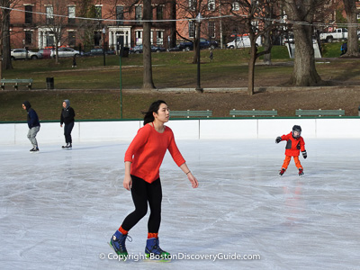 Boston attractions: Ice skating rinks in the city