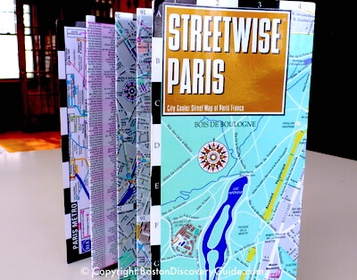 Streetwise Paris laminated map