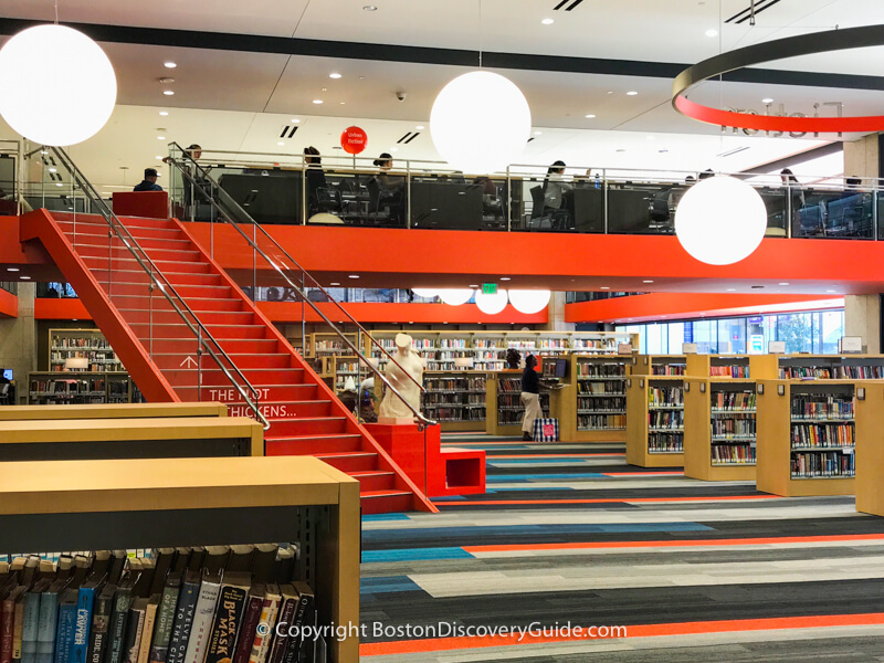 Boston Public Library  - Johnson Building interior view