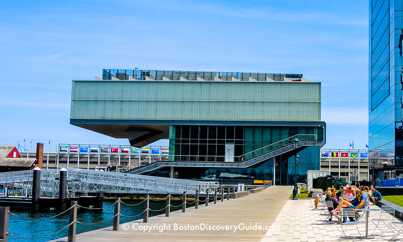Institute of Contemporary Art overlooking Boston Harbor 
