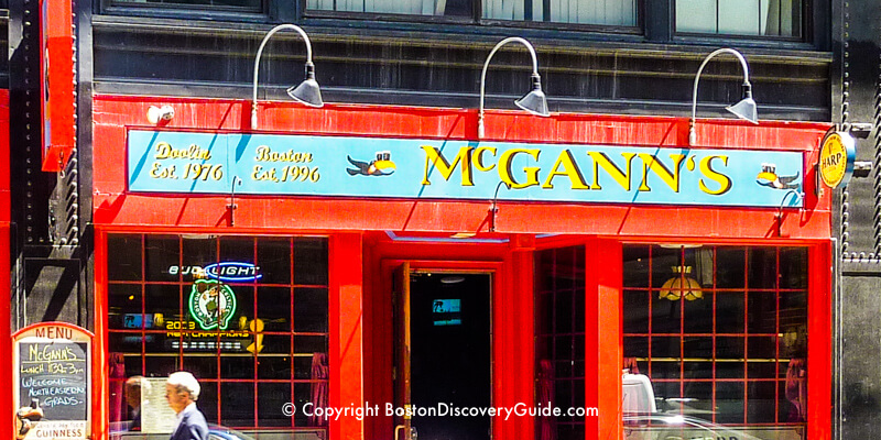 McGann's Irish Pub near TD Garden in Boston