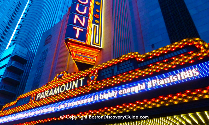 Paramount Theatre in Boston
