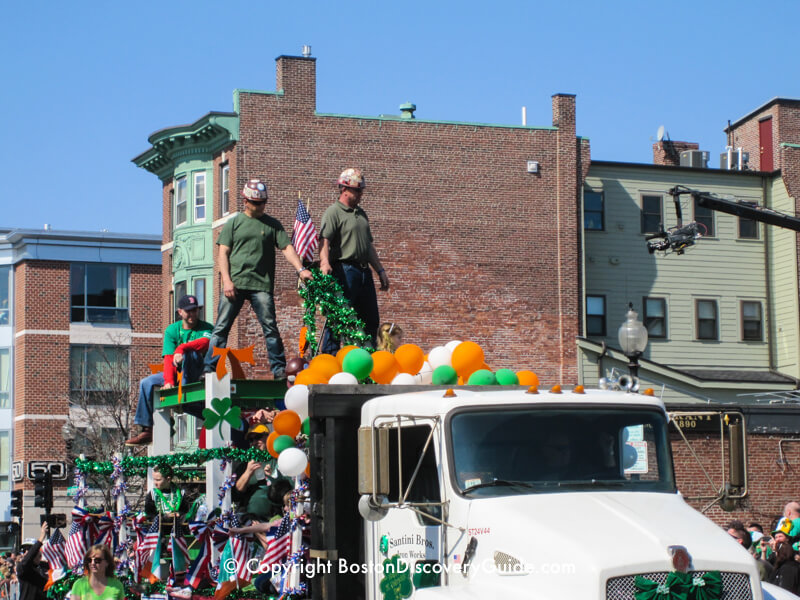 St Patrick's Day Parade on March 17 in South Boston