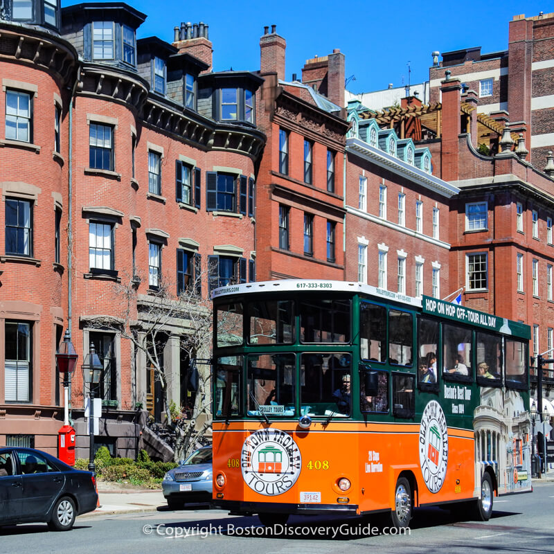 Boston hop on hop off trolley