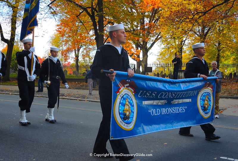 Veterans Day Parade - Crew from USS Constitution