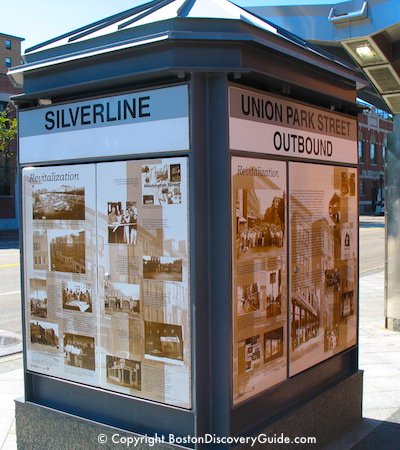 Silverline station sign - Boston's South End