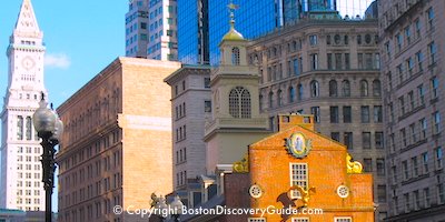 Historic Downtown Boston sightseeing  attractions