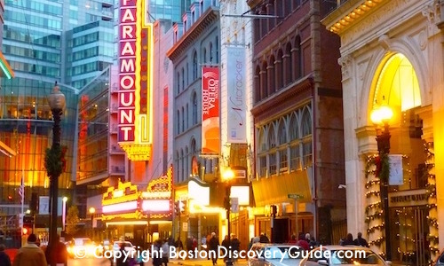 Boston's Theatre District Shows & Performances